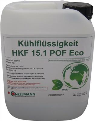 Koelmiddel HKF 15.1 POF ECO 25 kg vloeistofvat antivries tot -15 graden Celsius