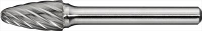 Stiftfrees RBF RVS d. 6 mm koplengte 18 mm schacht-d. 6 mm hardmetaal vertanding