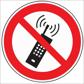 Verbodsteken ASR A1.3/DIN EN ISO 7010 mobiele telefoon verboden kunststof