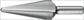 Getrapte plaatboor boorbereik 3-14 mm HSS totale lengte 58 mm snedeaantal 2 RUKO