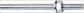 Ankerstang RESI AST d. 14 mm lengte 130 mm met moer en onderlegring staal, elekt